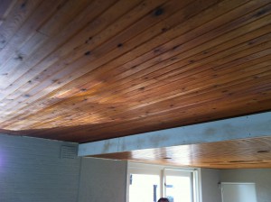woonkamer - keuken voor montage
